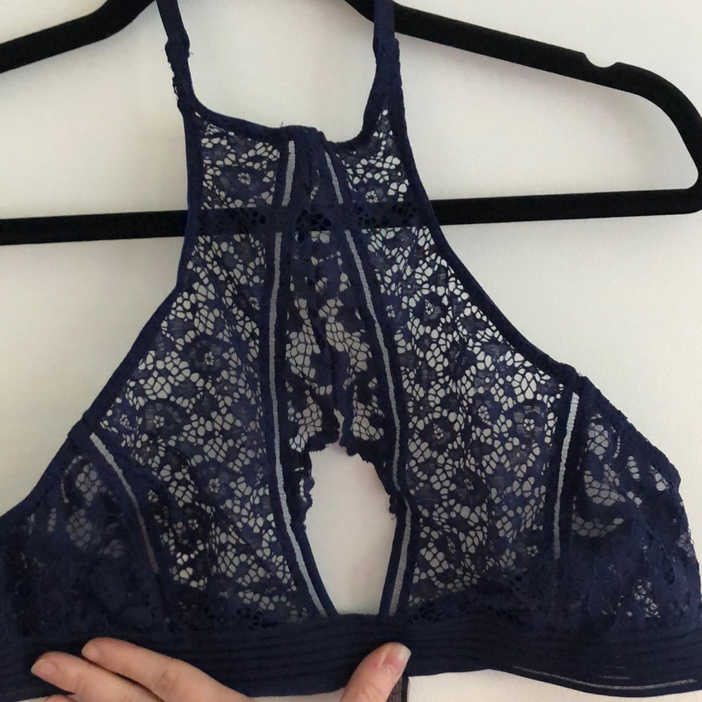 Victoria’s Secret high neck lace bralette